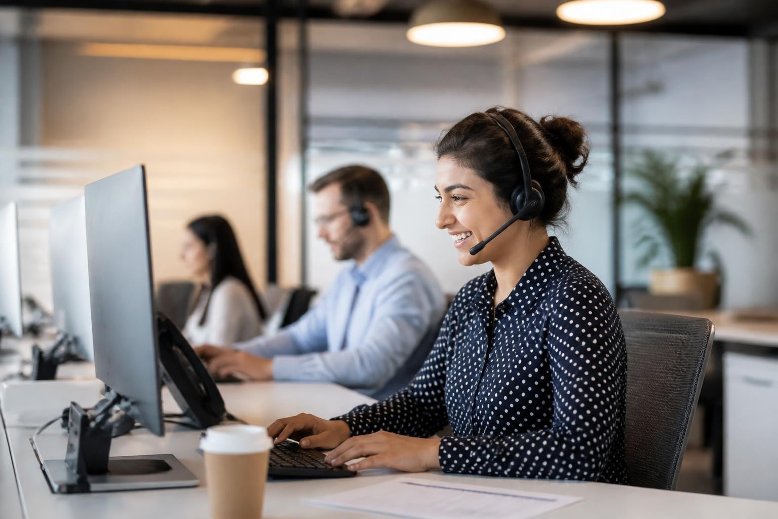 E-commerce customer support team