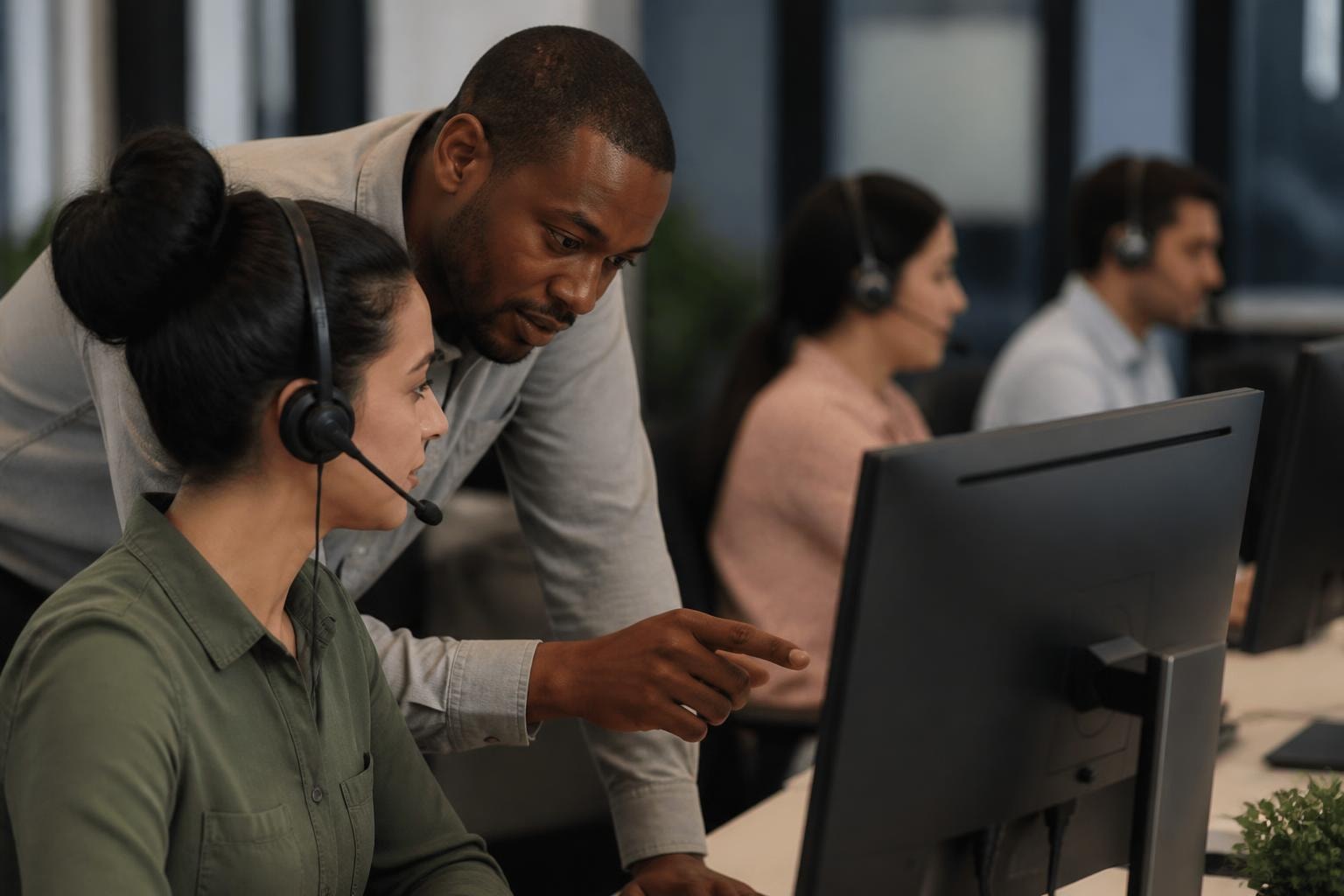 Focus Services sales outsourcing team